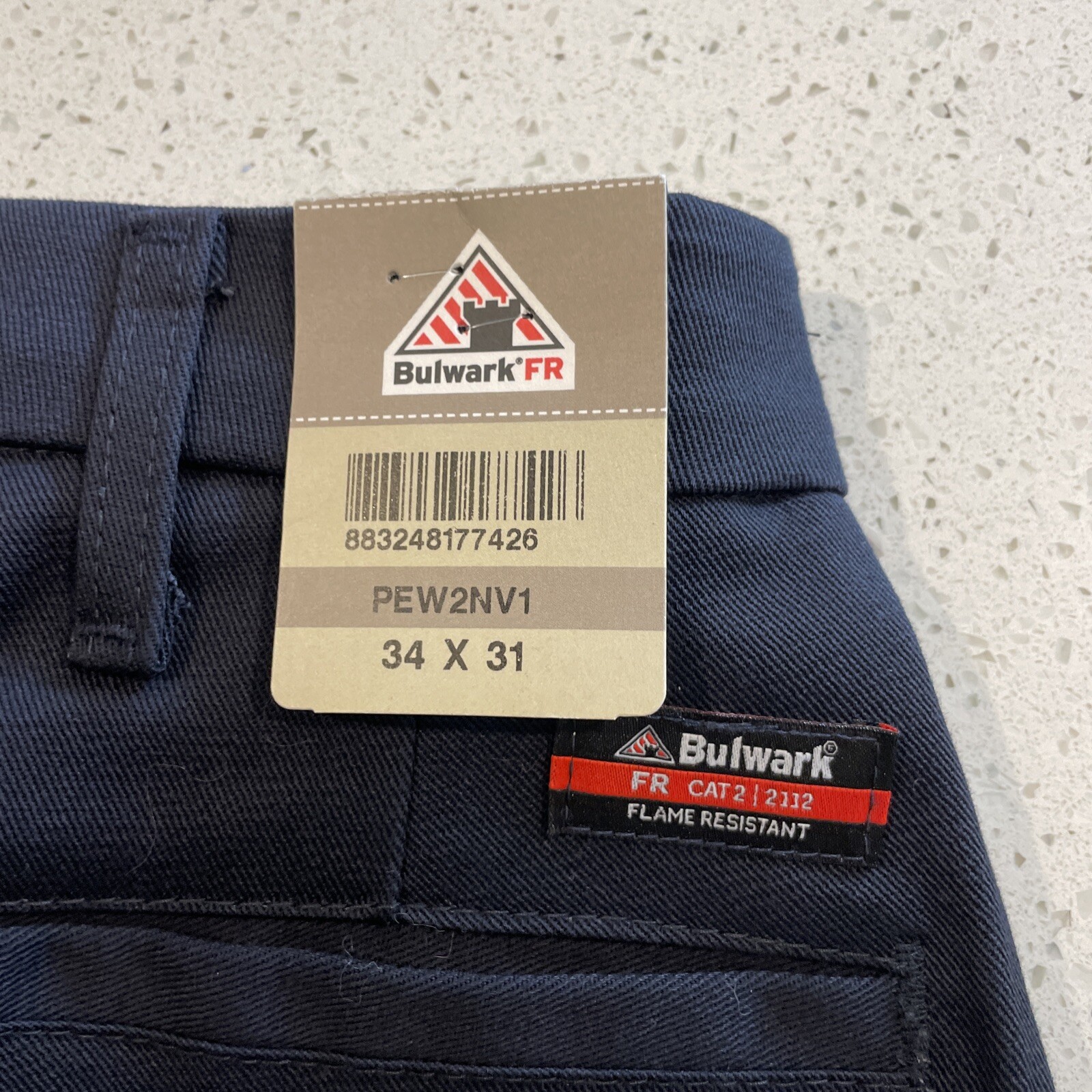 Bulwark Men's Midweight Excel FR Work Pant NWT 34 X 31