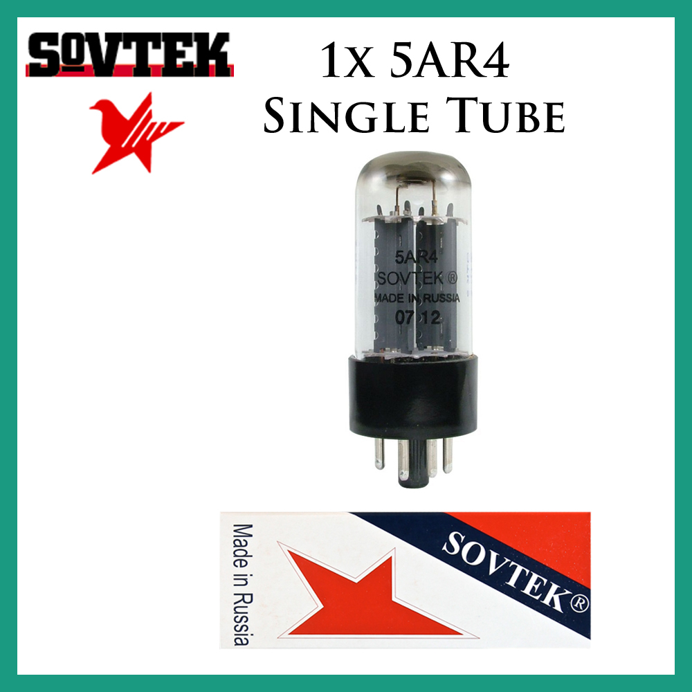 New 1x Sovtek 5AR4 / GZ34 / 5U4 | One / Single Rectifier Tube | Free Ship
