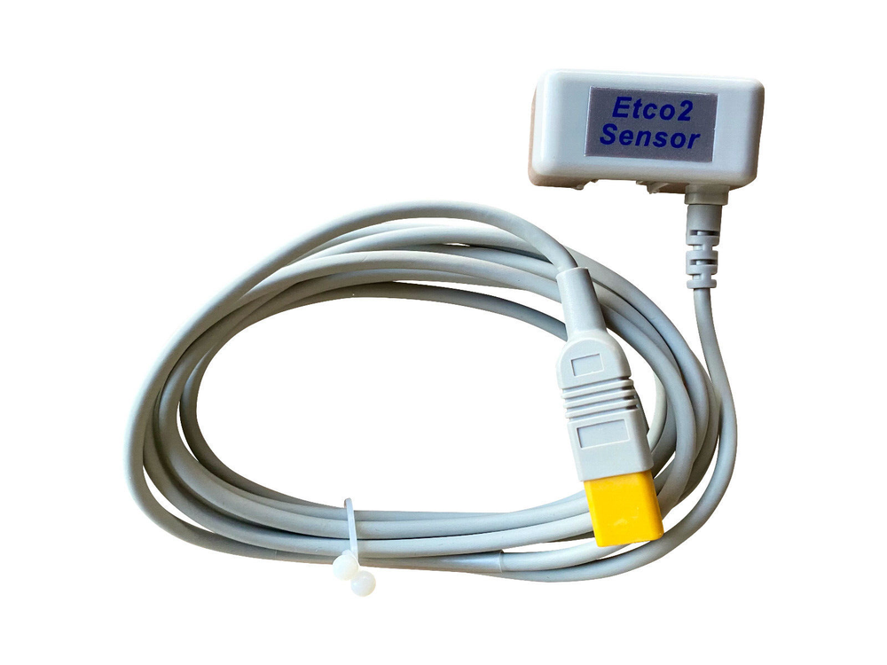 Philips Compatible End Tidal CO2 EtCO2 Sensor Mainstream Capnography Kit, 8 Pins