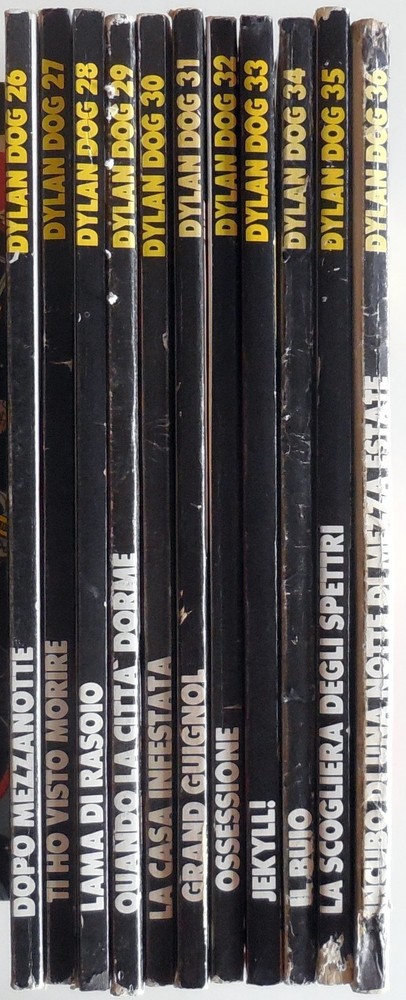 BONELLI DYLAN DOG SEQUENCE LOT 26-36 REPRINT