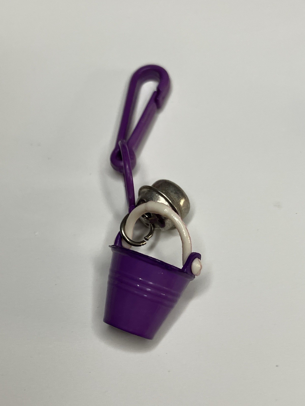 Lot of Vintage 1980s Clip On Charms Plastic Bell Keychains Googly Eye Fish