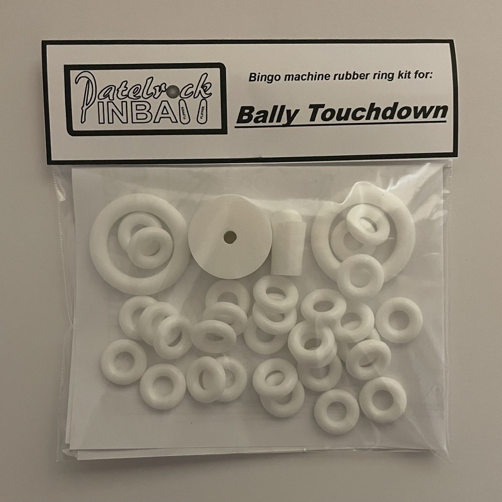 1960 Bally Touchdown Pinball / Bingo Machine Rubber Ring Kit