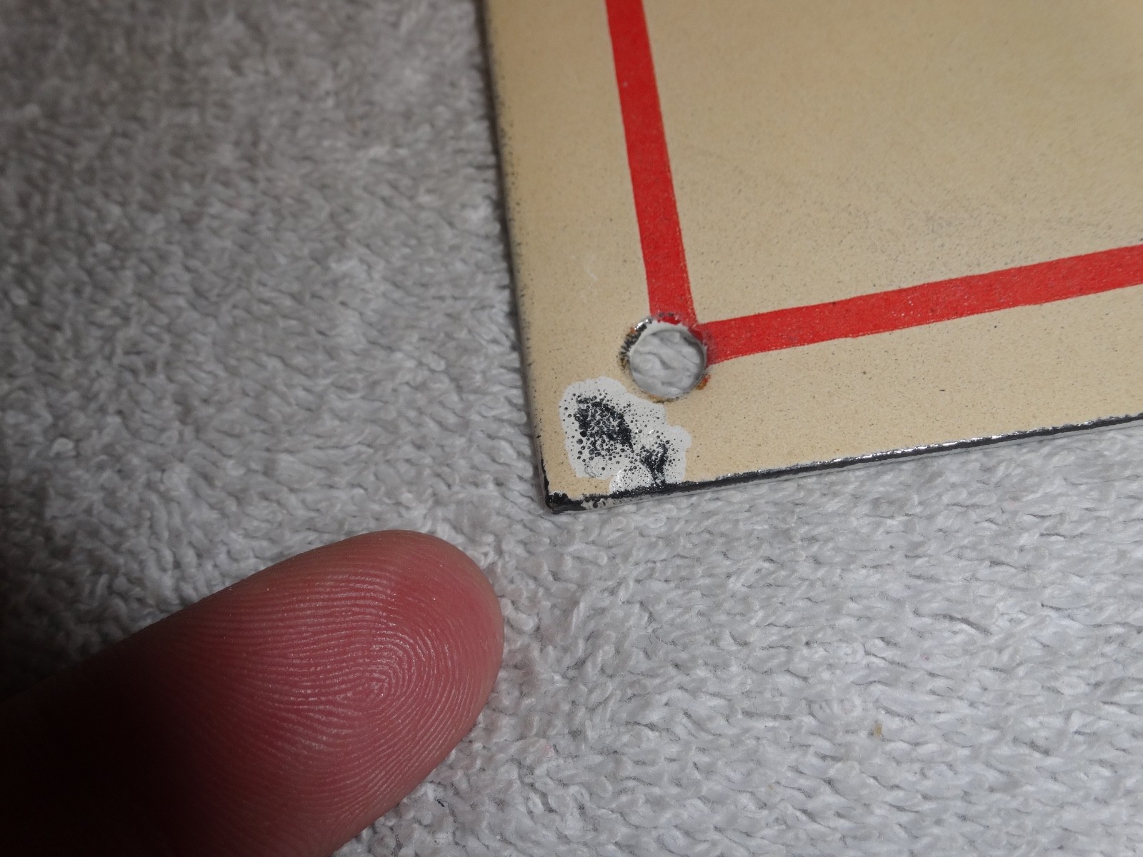 VINTAGE TRIUMPH T110 MOTORCYCLE DEALER TIGER 10" PORCELAIN METAL GASOLINE ⛽ SIGN