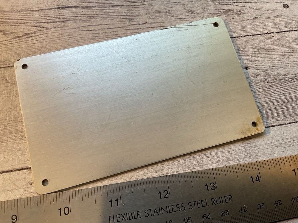 ORIGINAL WWII USAAF USAC WRIGHT WHIRLWIND AIRCRAFT ENGINE DATA NAME PLATE