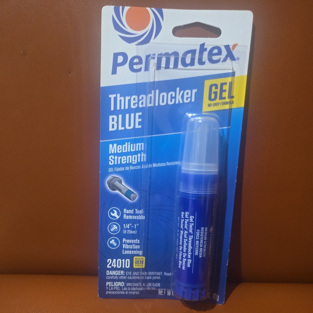 Permatex® 24010 - 10g Medium Strength Threadlocker Blue Gel