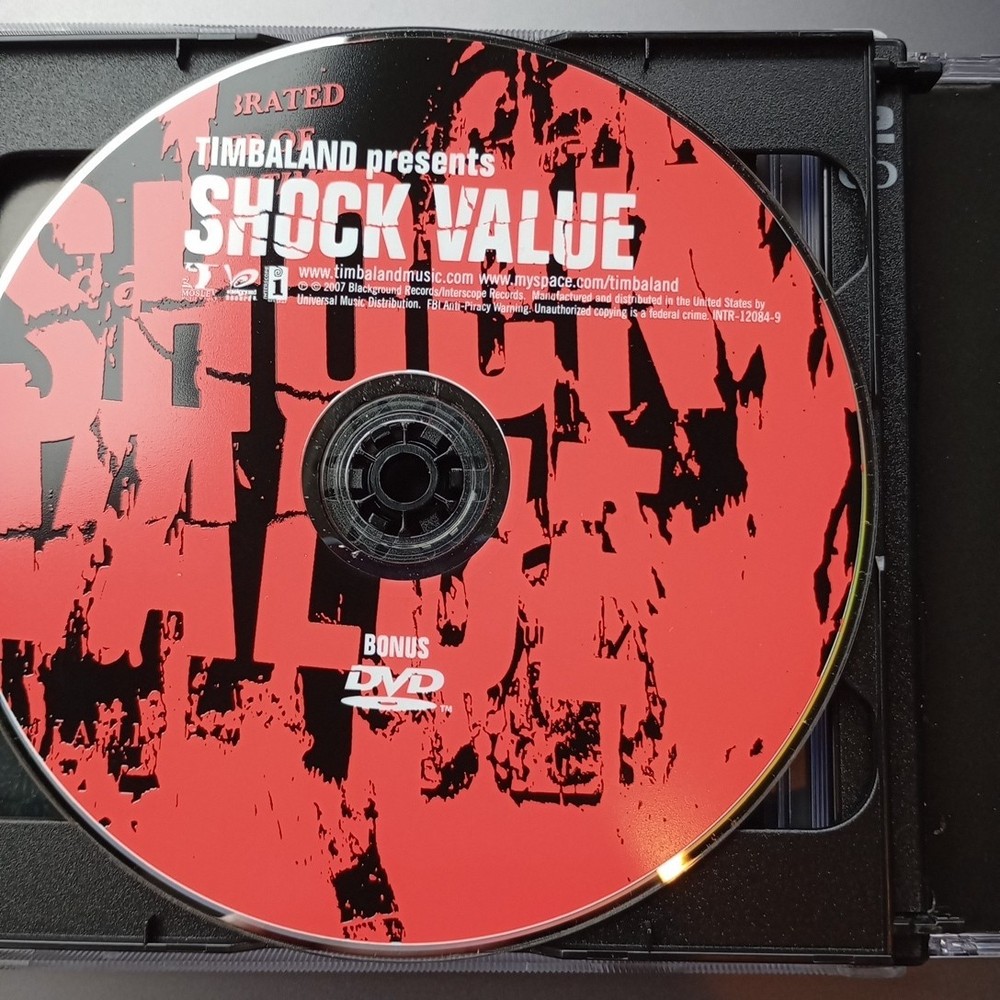 Timbaland Shock Value Signed CD Booklet Signed By Timbaland With COA Mint...