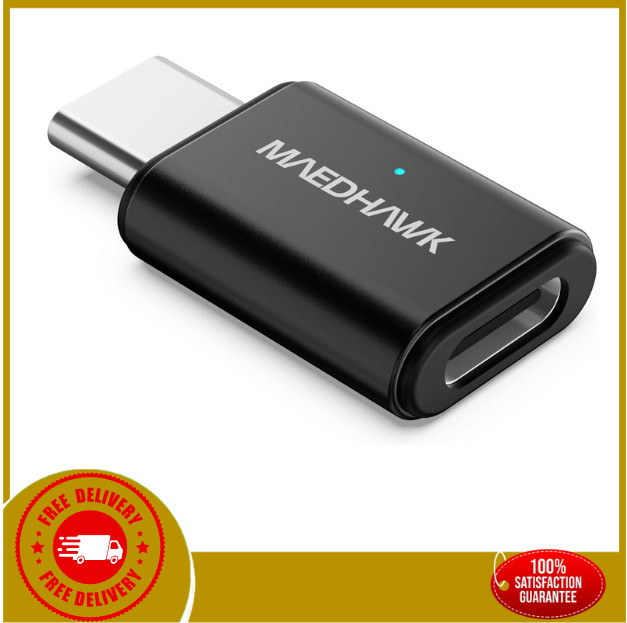 MaedHawk Bypass Motorcycle CarPlay Bluetooth Headset Adapter - Passthrough USB-C