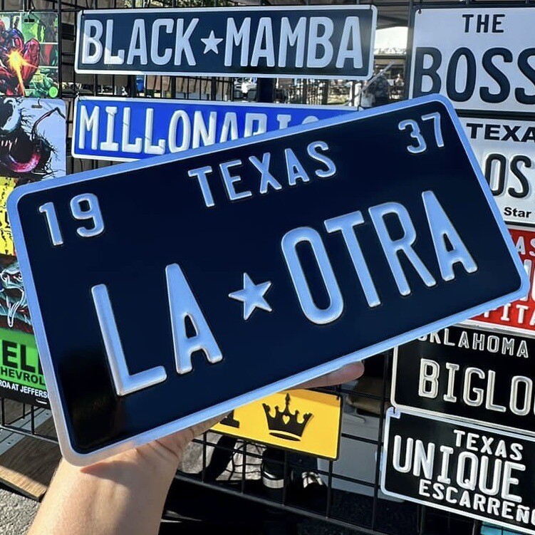 Personalized License Plates EMBOSSED