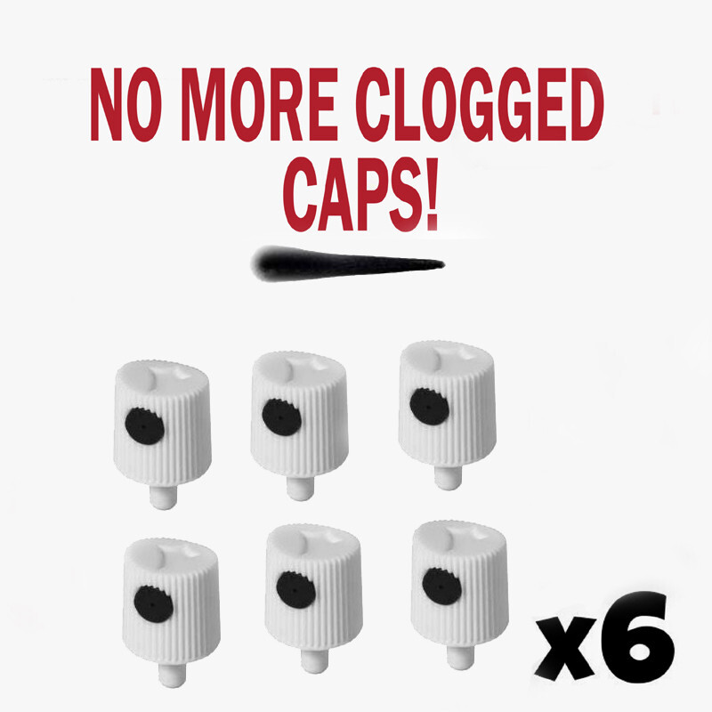 6 Spray Caps for Stencil Ease Repositionable Stencil Spray Adhesive