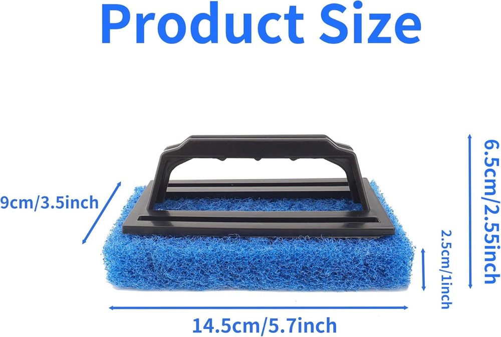 4 Pcs Screen Printing Scrub Pad, Screen Print Ink Scraper with Handle,Screen Pri