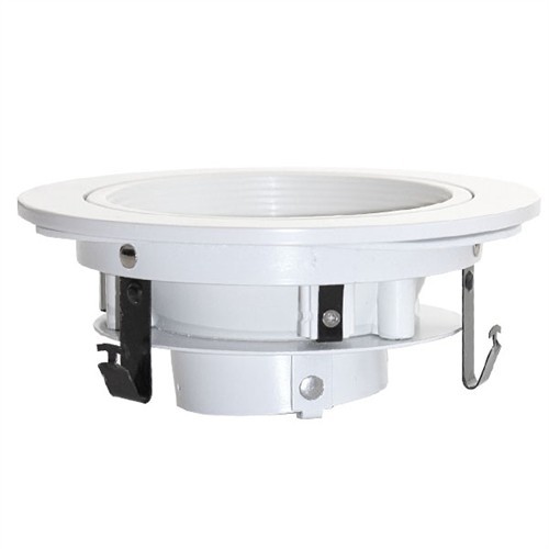 Elite Lighting B1401W-WH - 4" Stepped Baffle MR16 Trim WHITE
