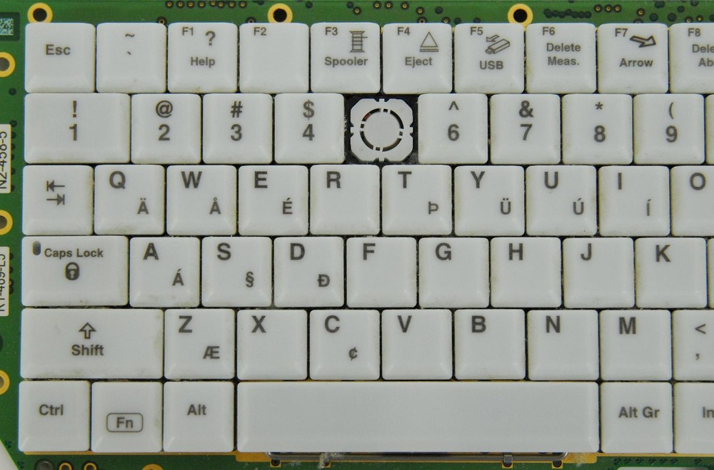 GE KTZ280064 Console Alphanumeric Keyboard PCB - Voluson E8