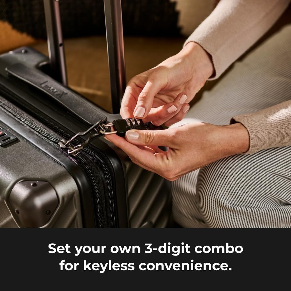 Master Lock Black Combination Padlock, Indoor Gym Locker Lock with Customizable