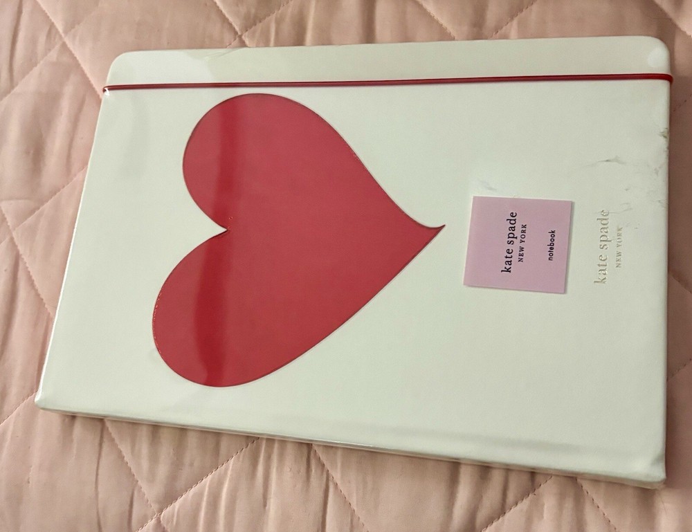 NEW Kate Spade Valentine's Day Take Note Large Notebook Journal