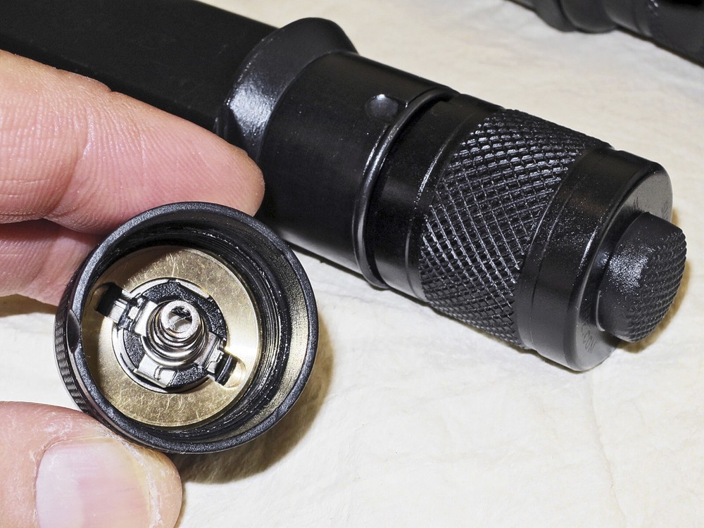 Custom Modified Surefire Z41 McClicky Tailcap for C-tail (HAIII BK)