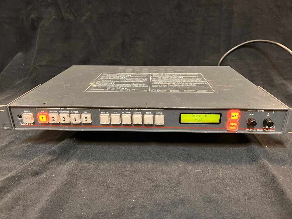 Extron Rack Mount VGA Video Processor/ amplifier/ PS/ Switcher (See Description)