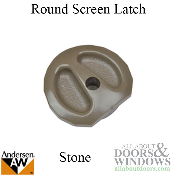 Andersen Round Screen Latch - Stone