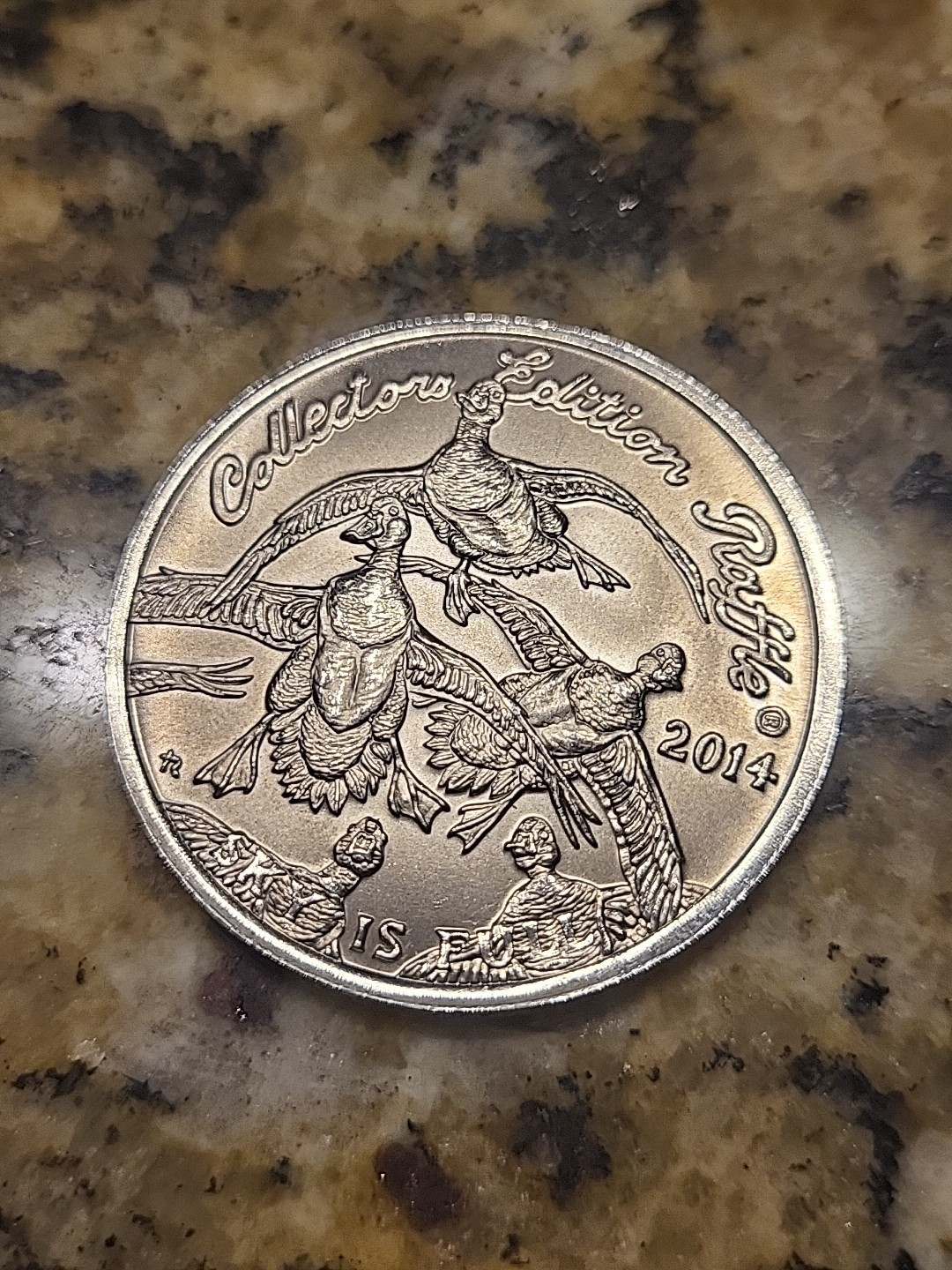 2014 Duck Unlimited Collector Edition Raffle Token