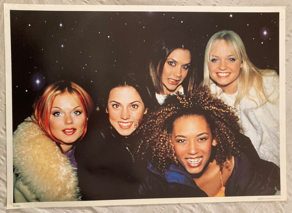 Spice Girls 1998 Poster GB England K