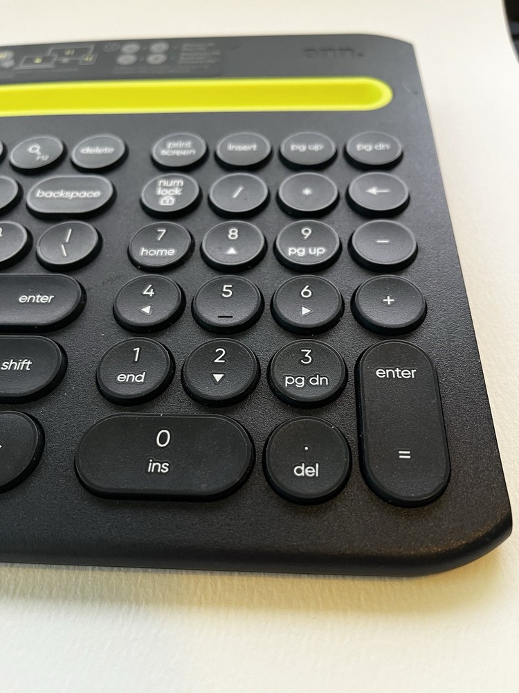 Onn Surf Multi‑Device Bluetooth Wireless Full‑Size Keyboard – Tested & Working