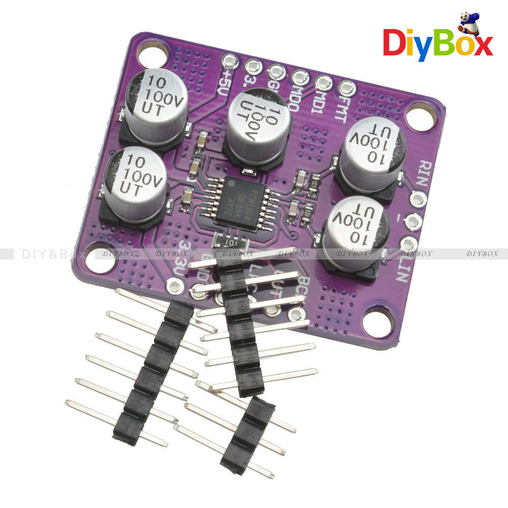 PCM1808 Audio Stereo ADC Single-Ended Analog-Input Decoder 24bit Amplifier Board
