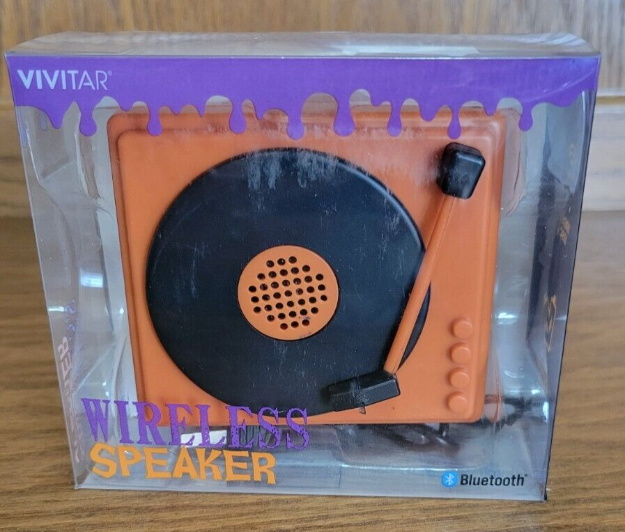 Vivitar Turntable Record Player Wireless Speaker Bluetooth New