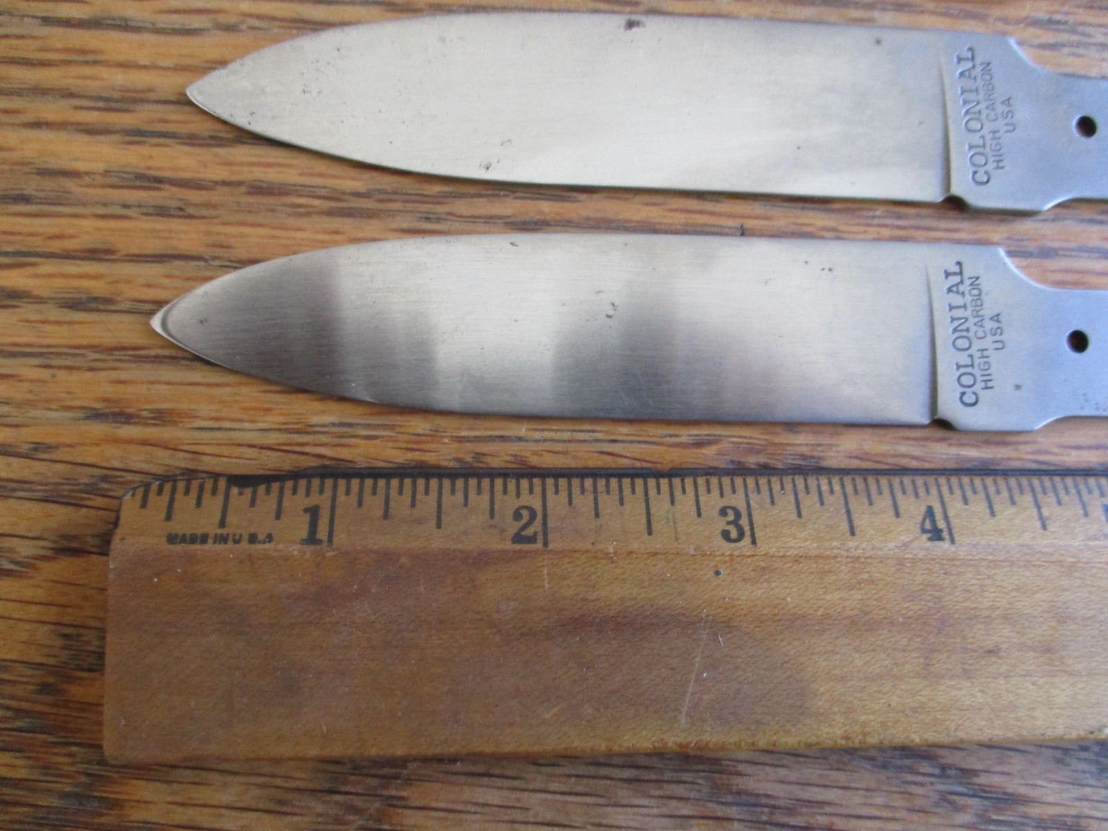 6 High Carbon Steel Knife Blade Blank Blank's NOS Colonial Knife USA