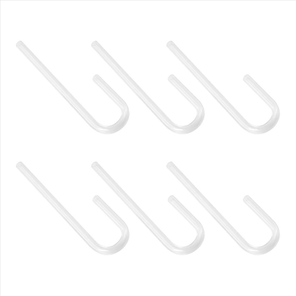 6pcs Acrylic Pipe U Shape Tube Bend for Aquarium Co2 System/Diffuser