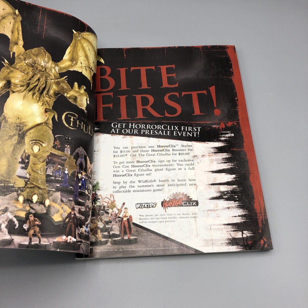 Gen Con 2006 Program Guide Book Gencon