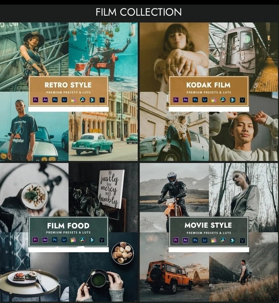 Premium ULTIMATE BUNDLE Luts&Presets + 2 bundles gift