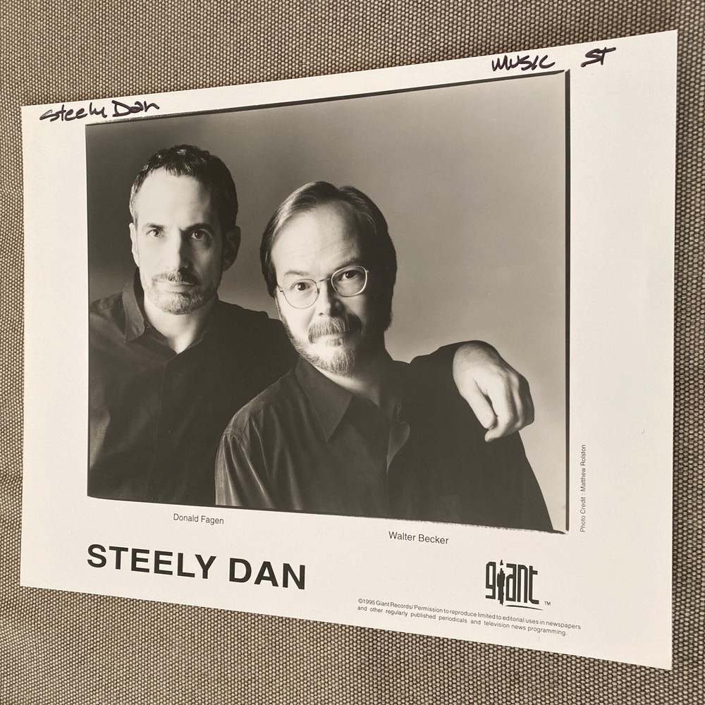 Steely Dan Press Photo 8x10”. See Description.