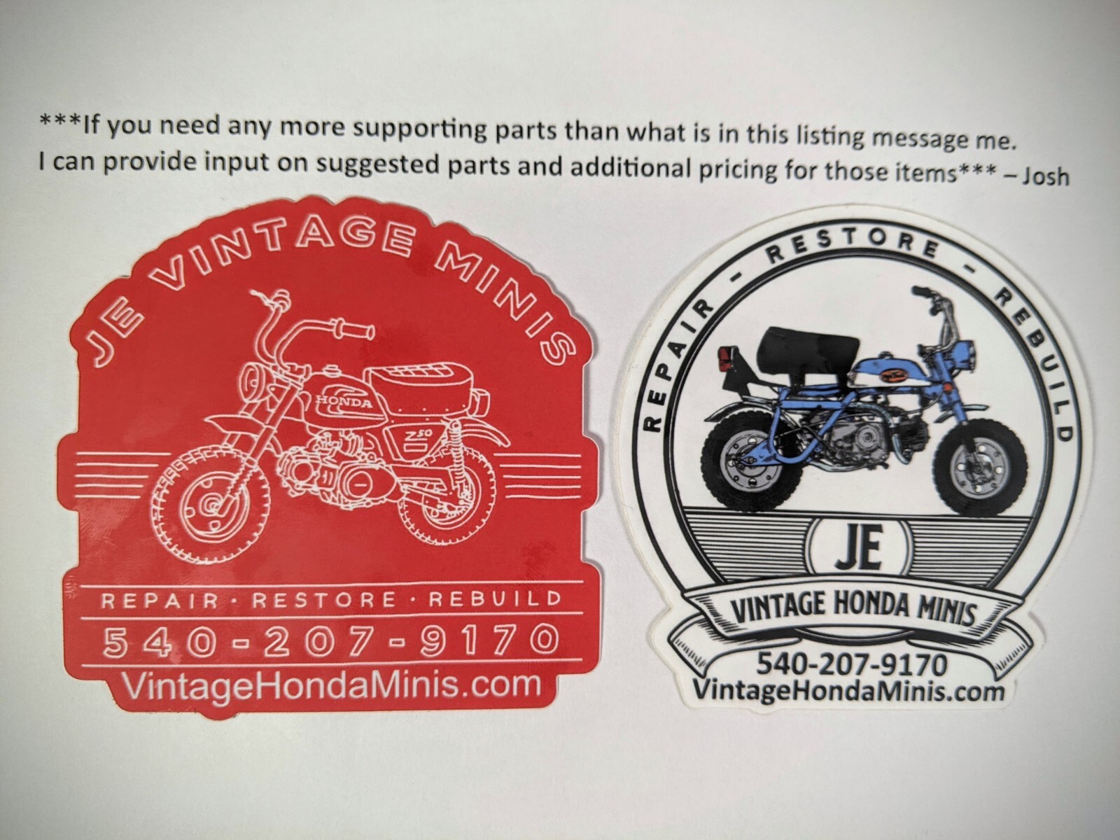 Clutch Fiber Disc Pair - 22201-165-951 - Honda Z50 Z50r CT70 CT70H SL70 XL70