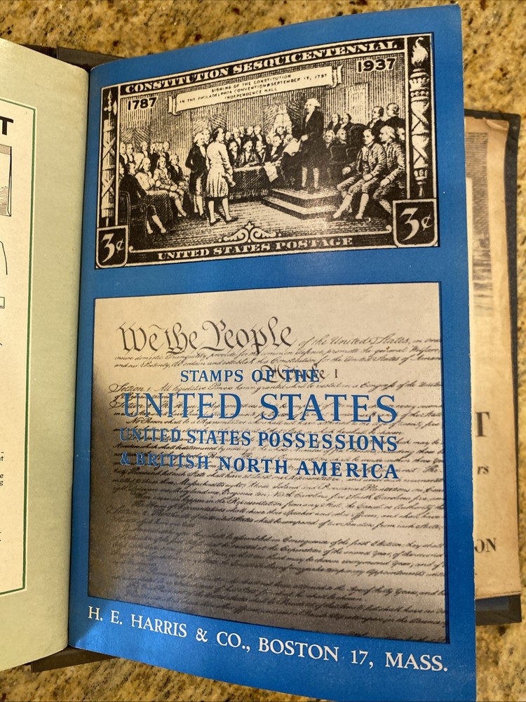 LOT of 14 H.E. Harris & Co. US Stamps Catalogs Catalog Supplements Book Notebook