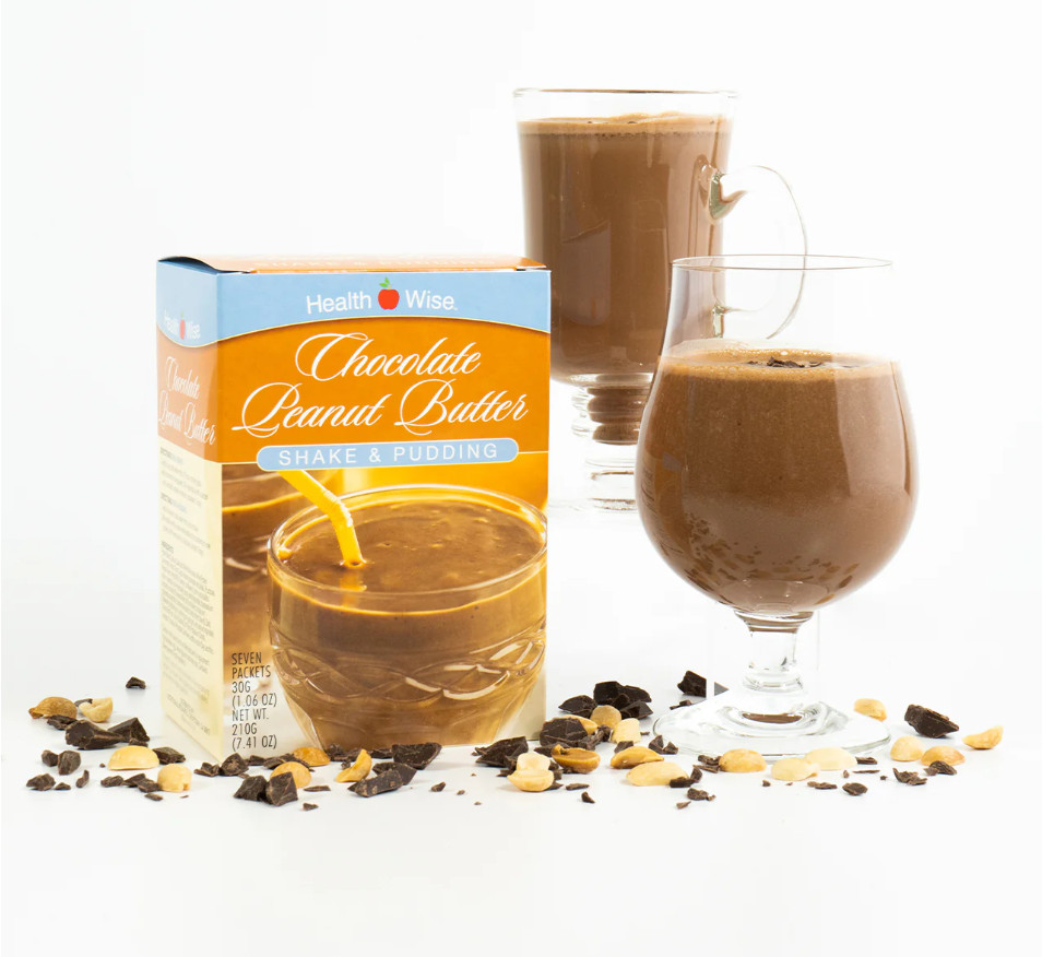 Healthywise Chocolate Peanut Butter Pudding and Shake