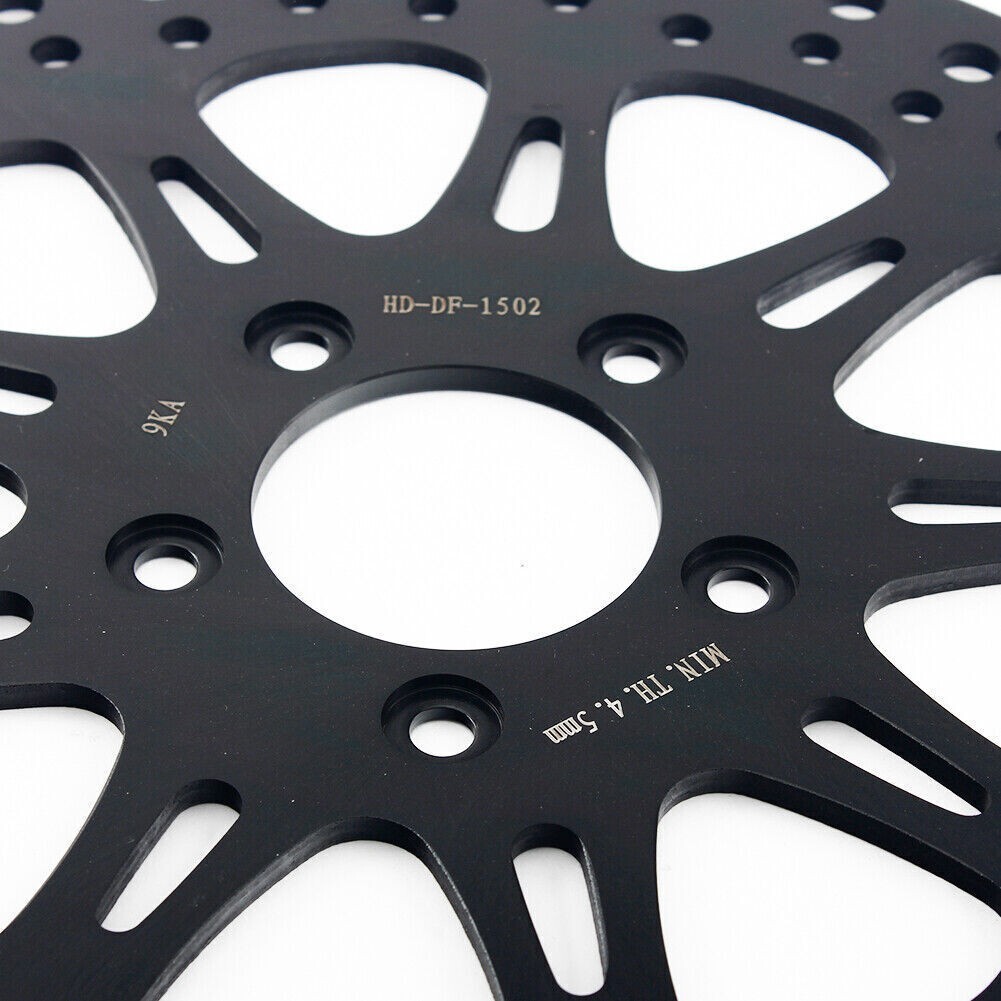 Front & Rear 11.5" Brake Rotors Pads Dyna Wide Glide Super Glide Low Rider 00-05