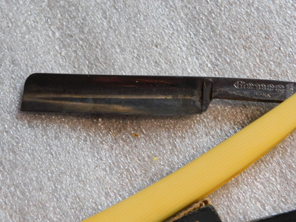 Old Genco De Roma $3.00 Straight Razor