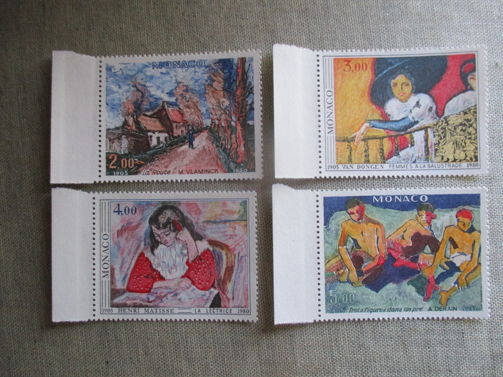Monaco, Scott# 1242-1245, MNH