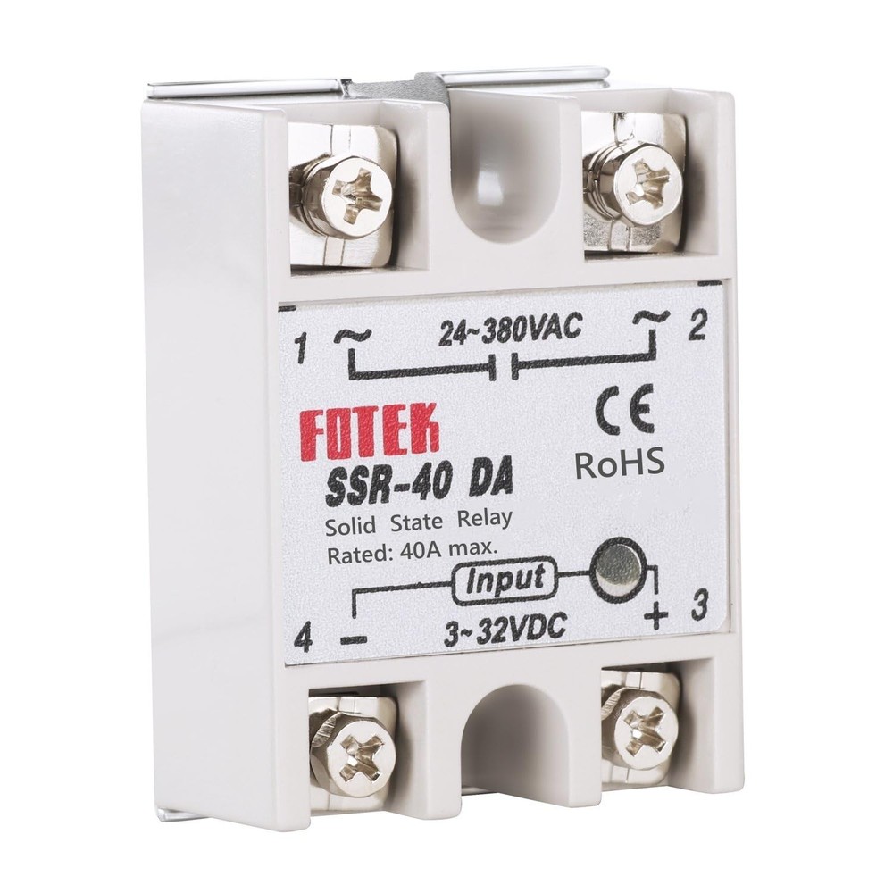 MYSWEETY 3PCS SSR-40DA Solid State Relay Single Phase Semi-Conductor Relay In...