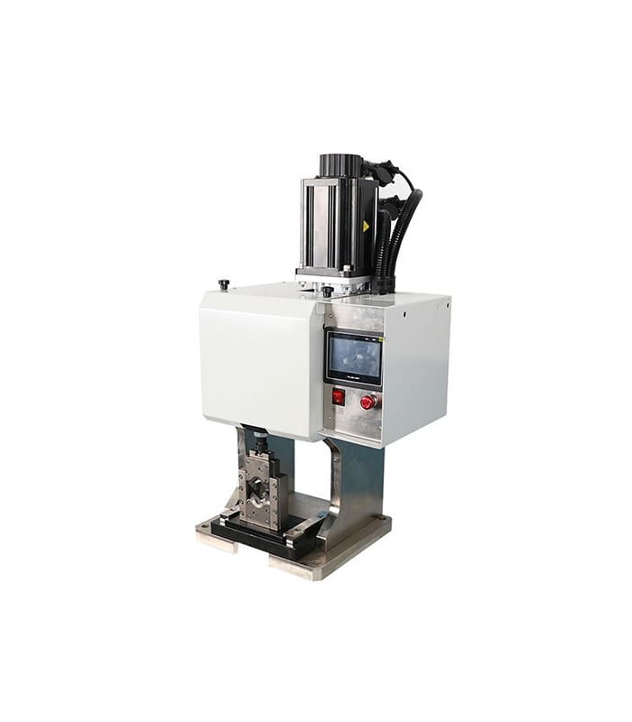 Electric Bare Headstring Crimping Machine 10 - 75 mm² with Servo Motor