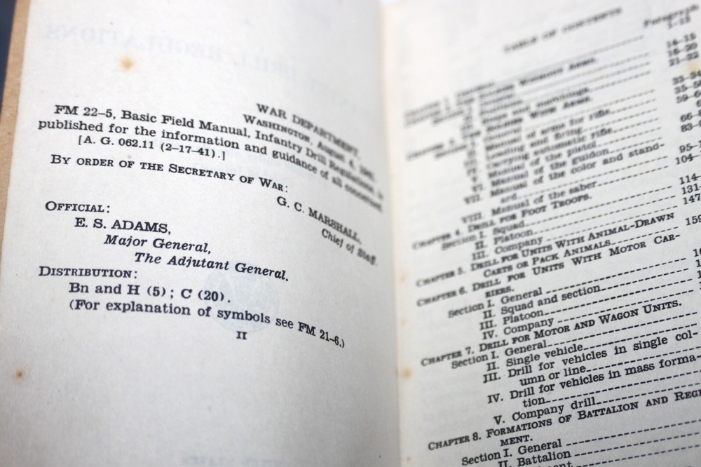 Basic Field Manual and Infantry Drill Regulations (1941)