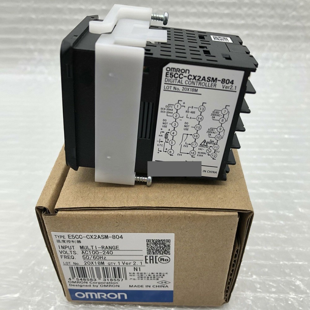 New Omron Temperature Controller E5CC-CX2ASM-804 100-240VAC Fast Shipping 1pcs