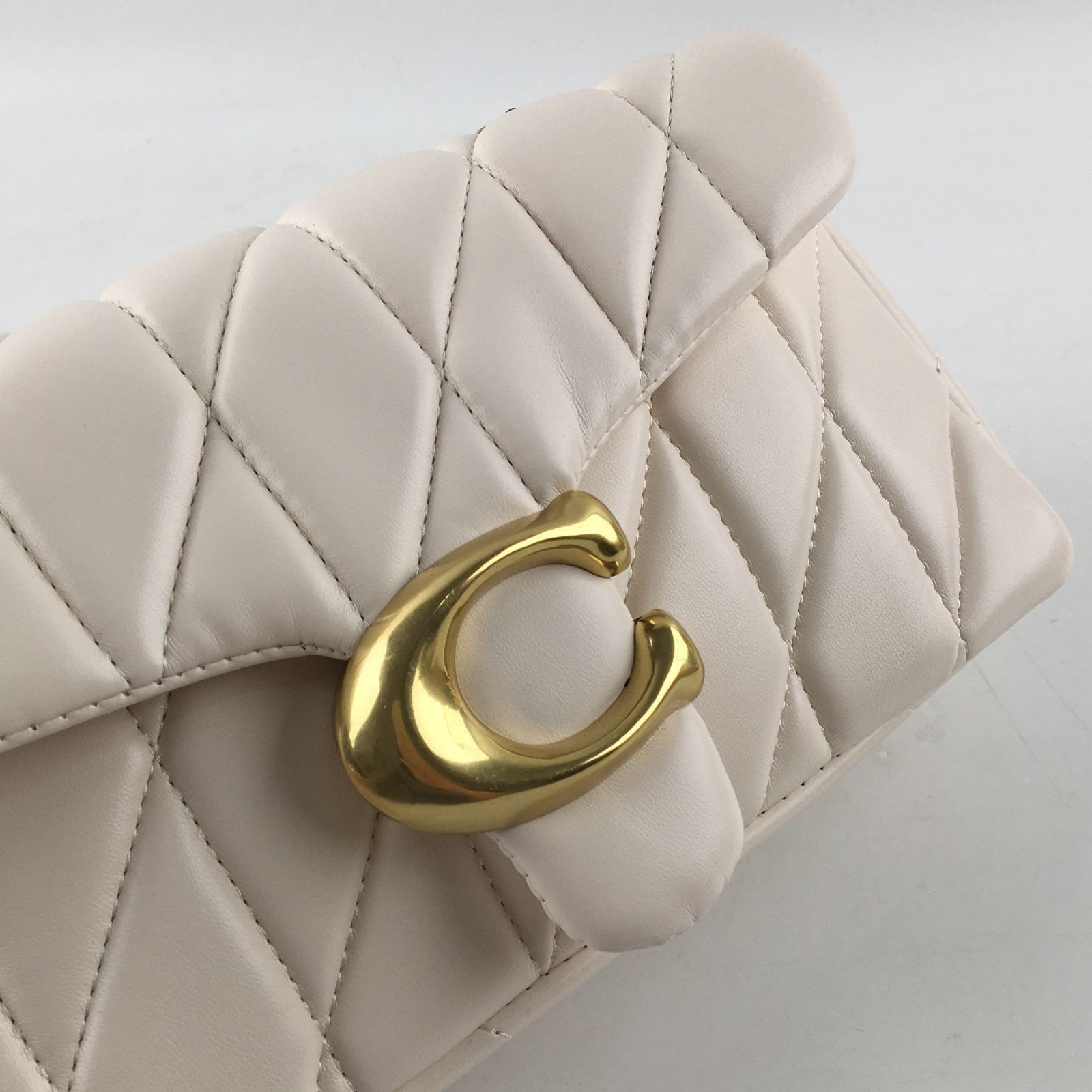 COACH Tabby Shoulder Bag 26 Quilted CP150 Burgundy Nappa Leather Outlet New