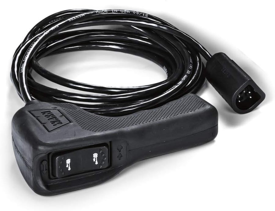 WARN 83665 Hand Held Plug-In Truck Winch Remote Controller with Ergonomic Grip
