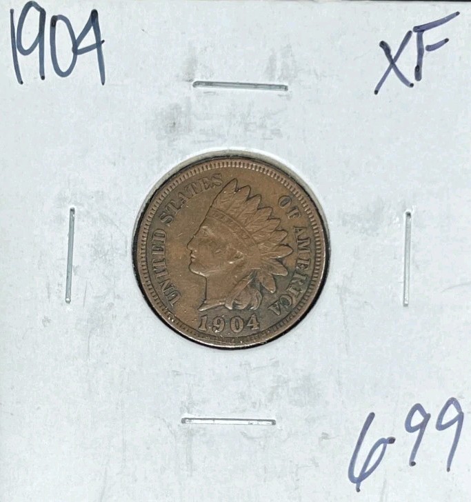 1904 INDIAN HEAD CENT ~ XF ~NICE COIN~
