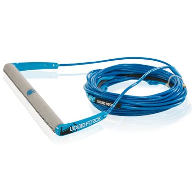 Liquid Force Plush w/ Vision Line [Grey/Blue] 70' Wakeboard Rope & Handle Combo