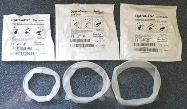 Ivoclar Optragate Dental O Shape 3D Mouth Opener Lip Cheek Retractor Latex Adult