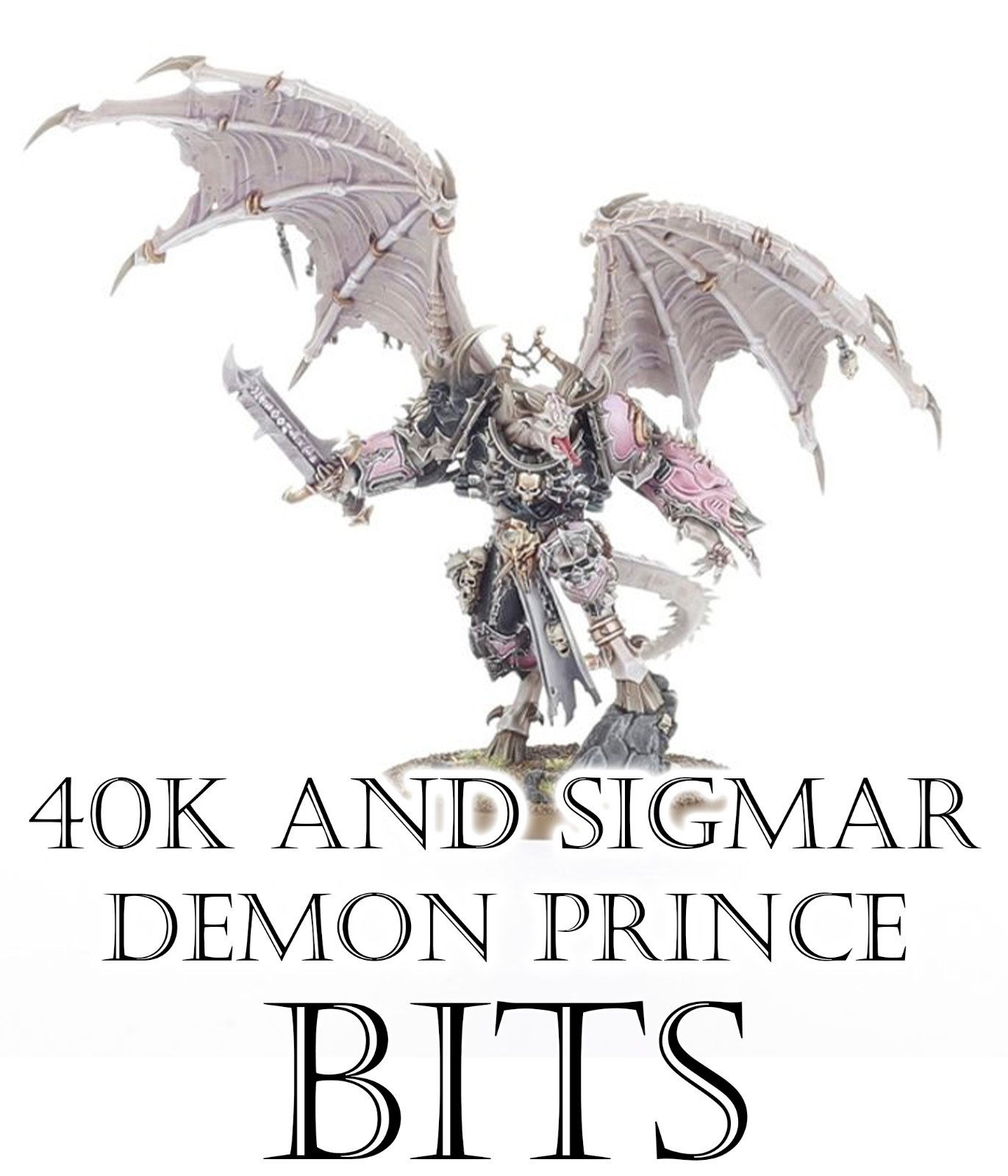 Warhammer 40k Daemon Prince Bits Chaos Space Marine, GW, Chaos, Age of Sigmar