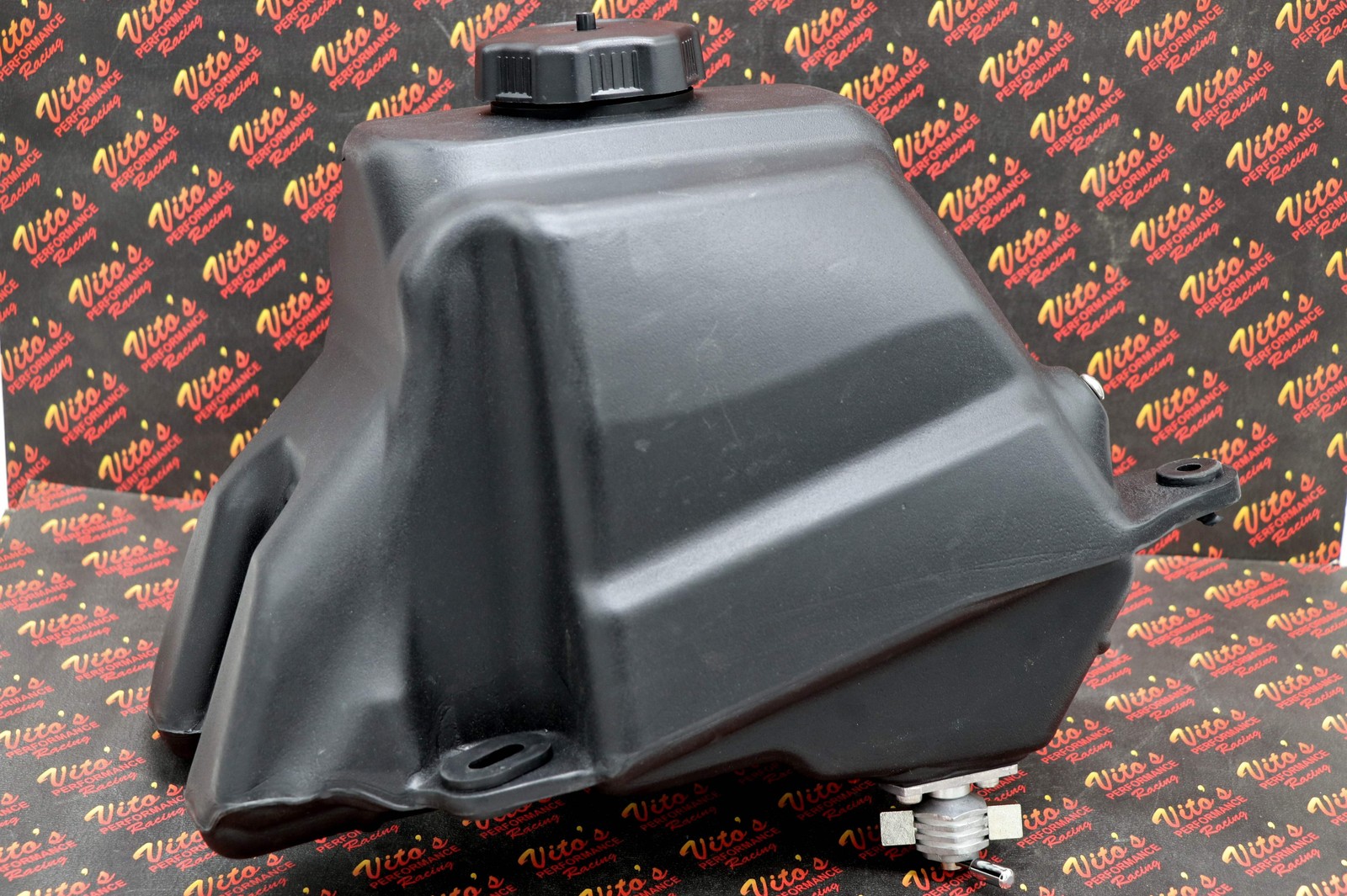 NEW Yamaha Banshee GAS TANK + fuel cap + Vito's dual outlet HIGH FLOW PETCOCK