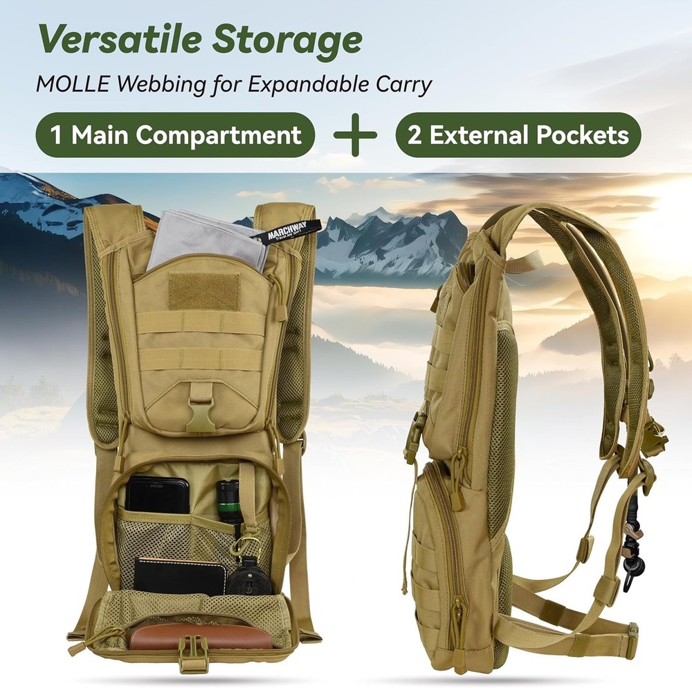 Versatile Hydration Pack for Outdoor Activities