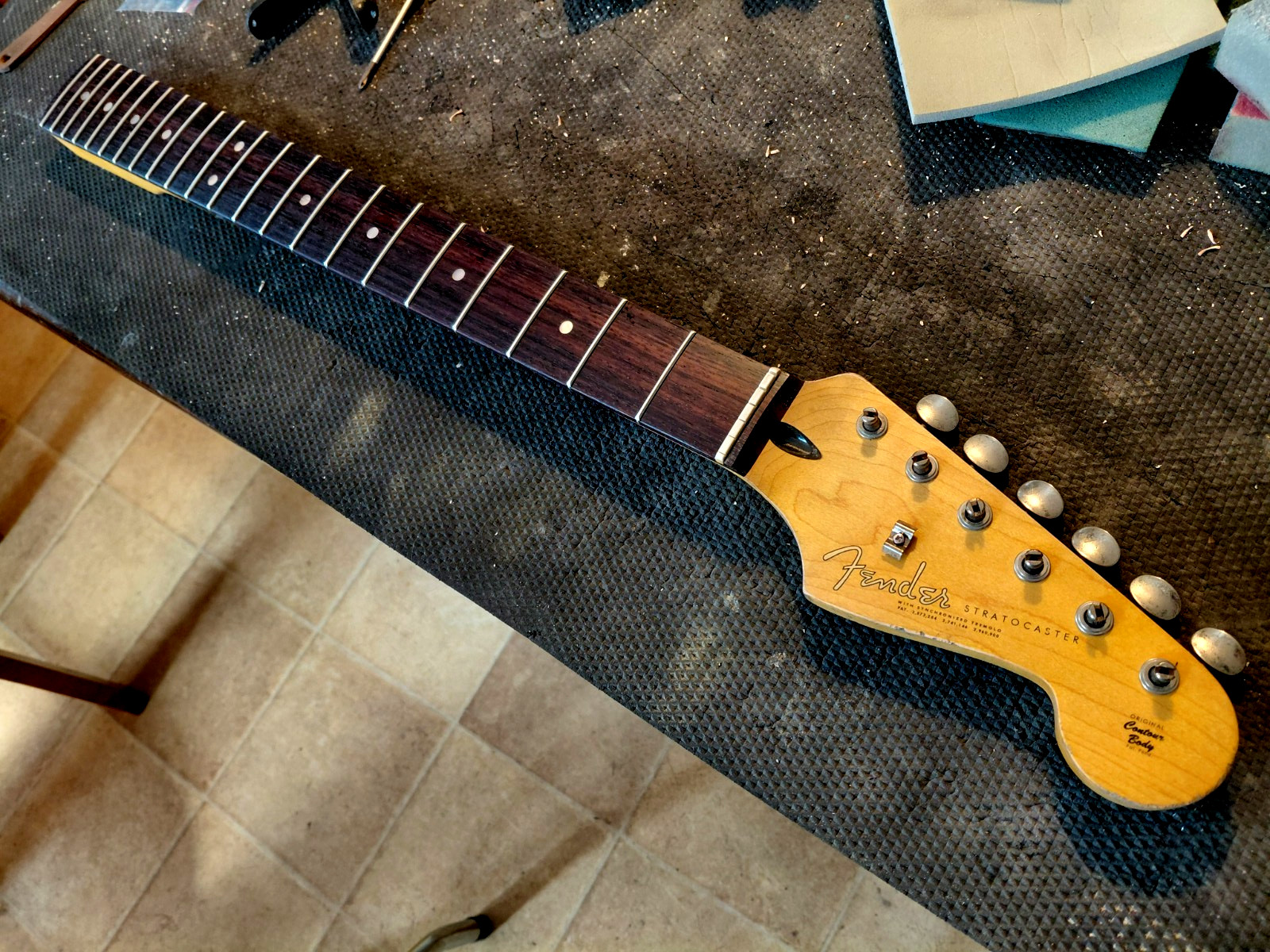 Fender Lic Relic Strat neck Aged Nitro 60s Stratocaster Mr G's Custom shop